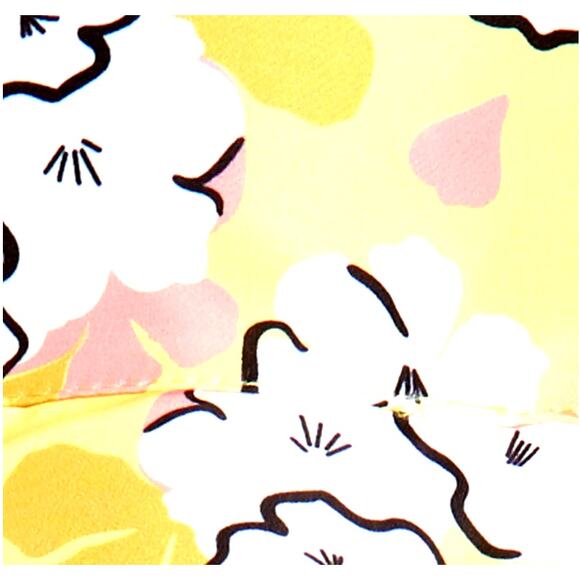 Nordstrom BP Womens Oversized Floppy Bucket Sun Hat | Yellow Floral | O/S - Picture 2 of 2